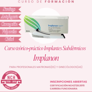 curso implanon web Curso Teórico-Práctico Implante Subdérmico Implanon NXT